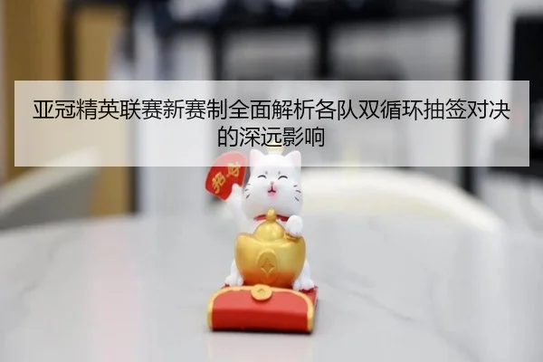 亚冠精英联赛新赛制全面解析各队双循环抽签对决的深远影响